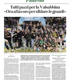 Pallavolo femminile fine campionato Banca Valsabbina Millenium Brescia.