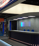 Banconi componibili in legno laccato in vari colori