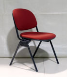Sedia Torsion tessuto colore rosso