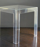 Tavolino Jolly in policarbonato colore cristallo